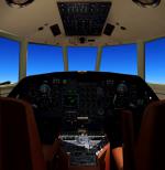 Falcon50 V1.2 FSX native Panel and Model update 